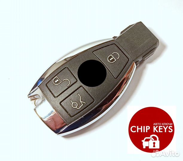 Ключ Мерседес / Mercedes, 433 Мгц. С работой