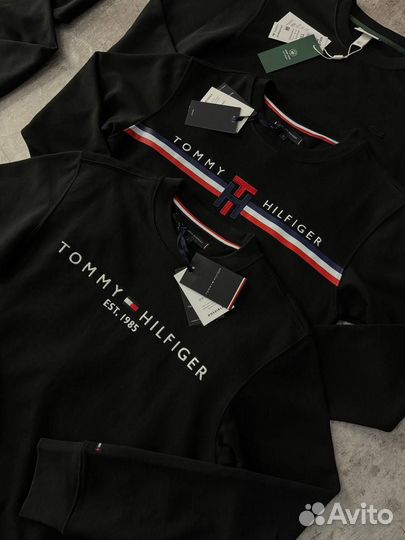 Свитшот Tommy Hilfiger трехнитка мужской