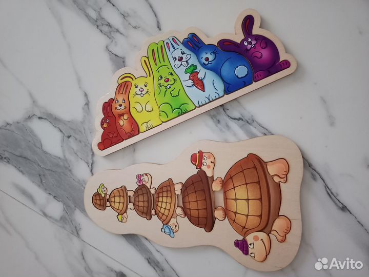 Развивающие Пазлы деревянные