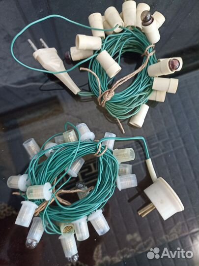 Елочная гирлянда СССР на запчасти