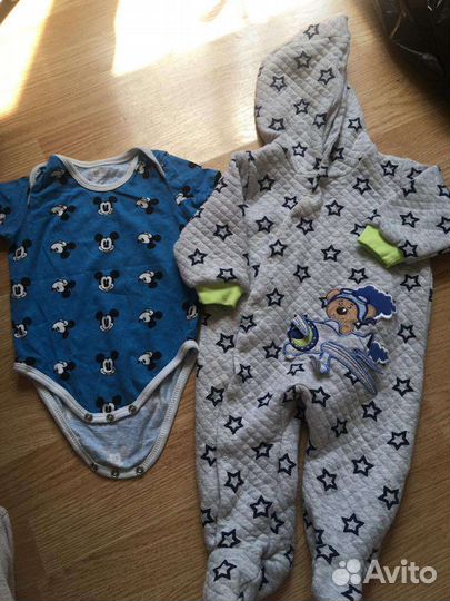 Вещи пакетом до года