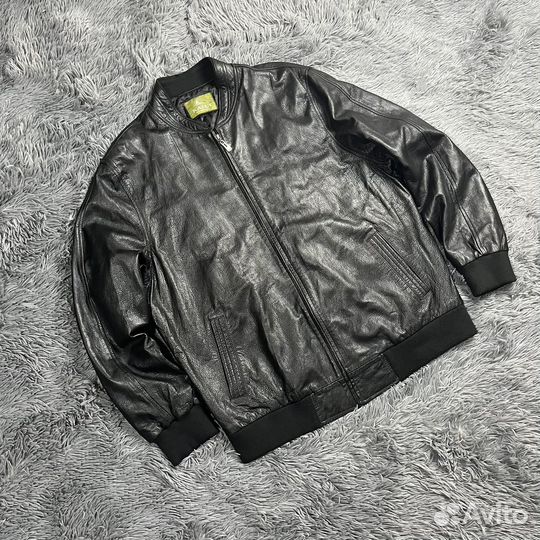 Бомбер кожаный пилот Винтаж 90х