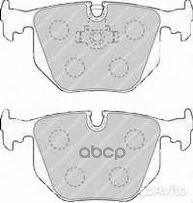 Колодки тормозные задние ferodo FDB1483 FDB1483