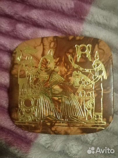 Подставка под горячее нат кожа