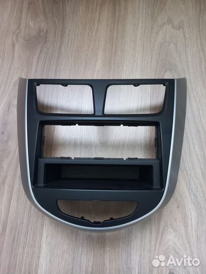 Рамка для магнитолы hyundai solaris