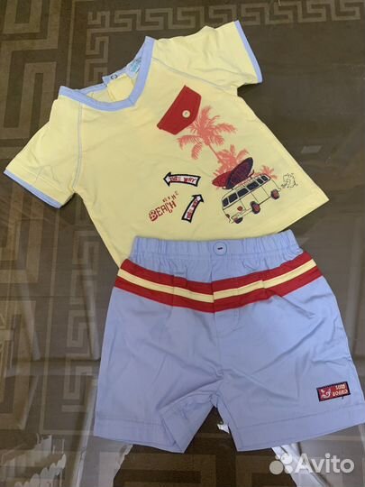 Костюмы детские (футболка+шорты) оптом