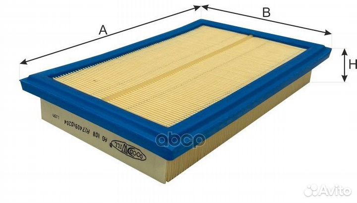 Фильтр воздушный MB M274 13- AG 808 Goodwill