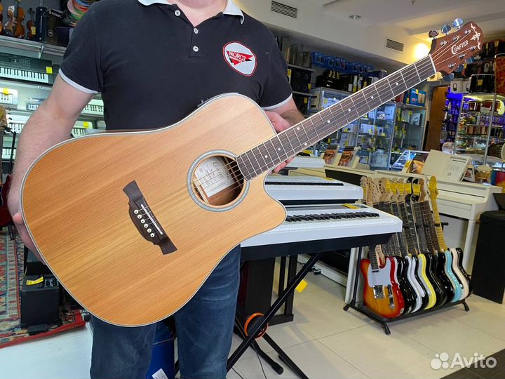 Электроакустическая гитара crafter DE-7/NC + чехол