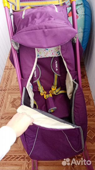 Детские санки тяни-толкай