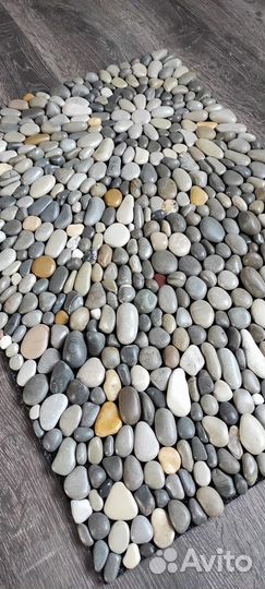 Декоративные коврики из морской гальки