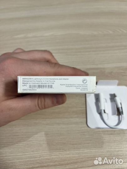 Переходник lightning 3.5 jack