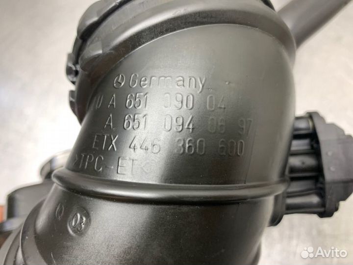 Патрубок воздушного фильтра Mercedes C-Class W204