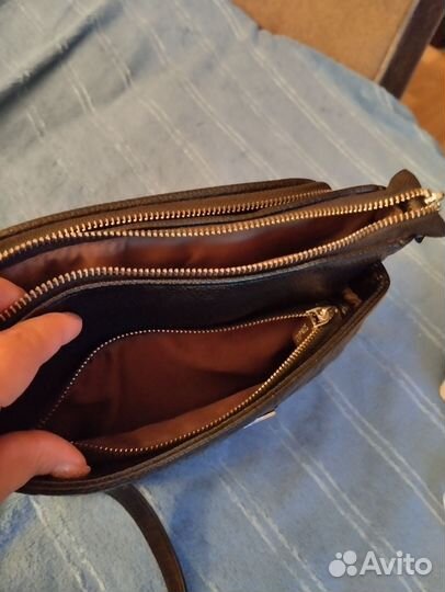 Сумка женская через плечо кросс боди черная