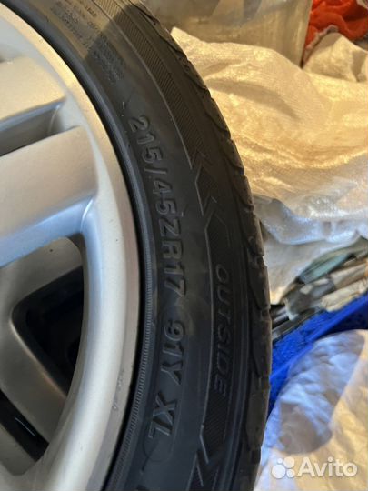 Колеса на volkswagen polo r17