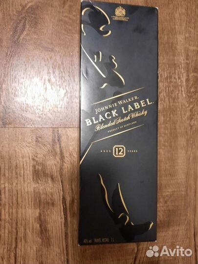 Подарочная коробка от бутылки Black Label (1 л.)