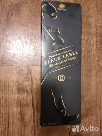 Подарочная коробка от бутылки Black Label (1 л.)