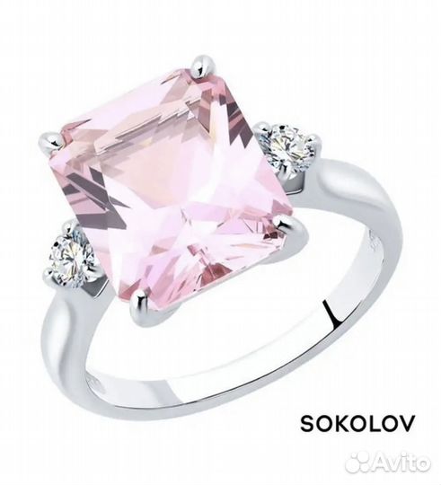 Серебряное кольцо женское