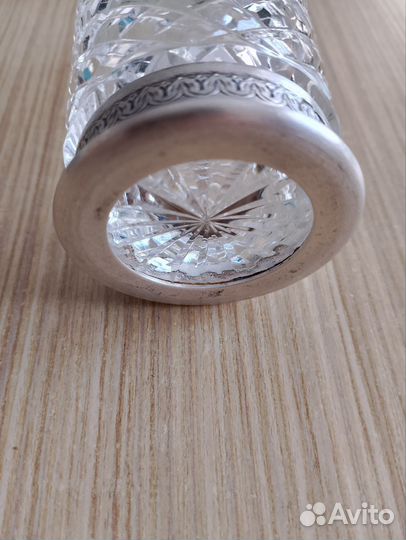 Стакан хрусталь серебро 875 пр