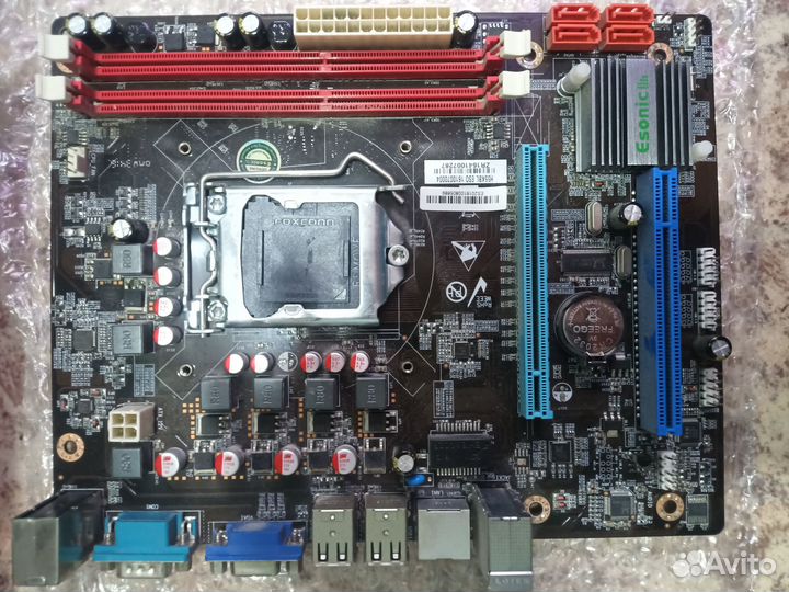 Материнская плата LGA1156 с блоком питания для пк