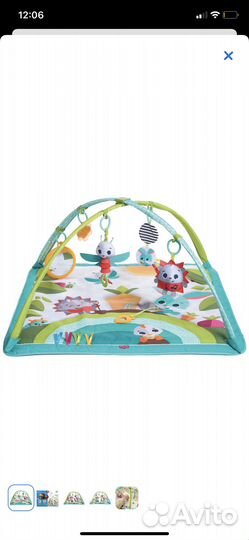 Развивающий коврик tiny love новый