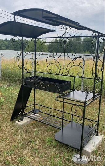 Беседка с мангалом