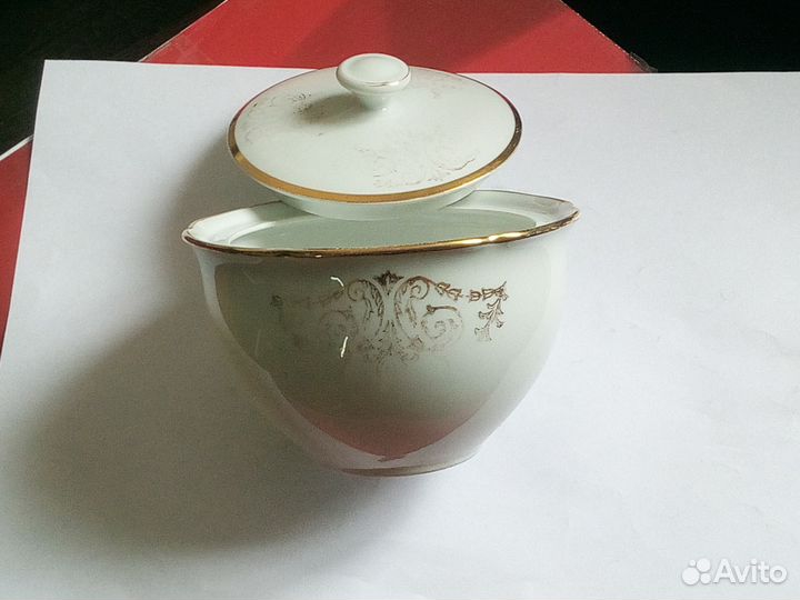 Сахарница. Богемия Чехословакия Фарфор