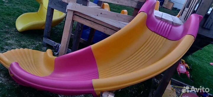 Детская горка пластиковая