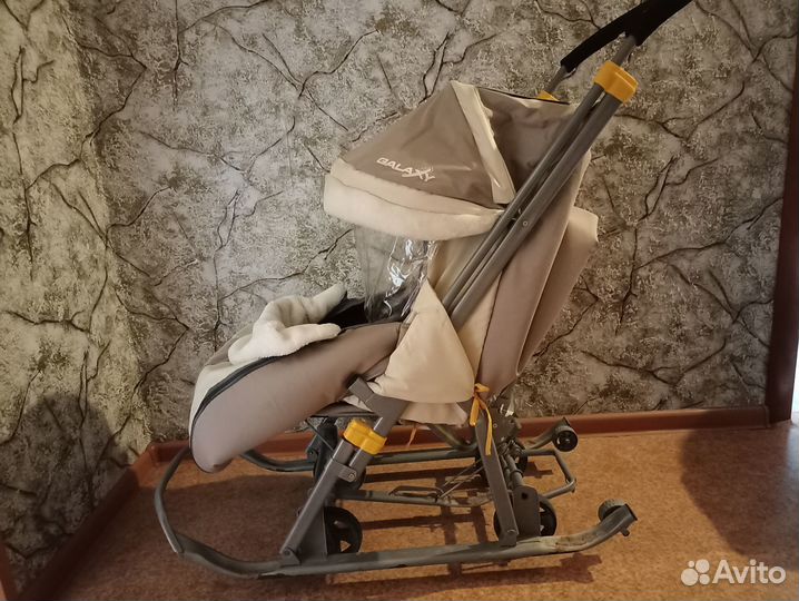 Детские санки коляска