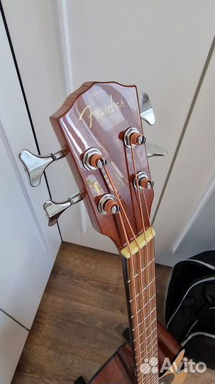 Акустическая бас гитара Fender CB-60SCE Natural