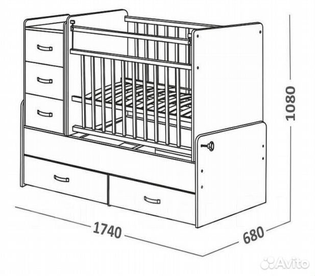 Детская кроватка