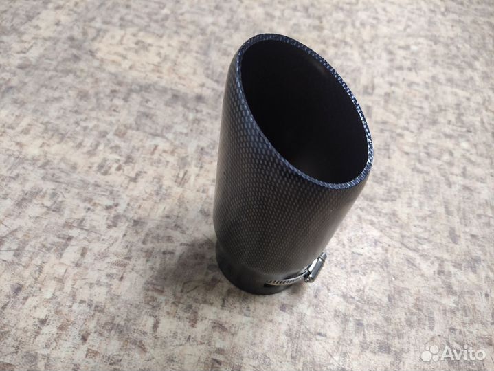 Насадка на глушитель карбон