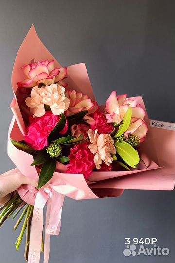 Цветы Букеты с доставкой Роза Гвоздика