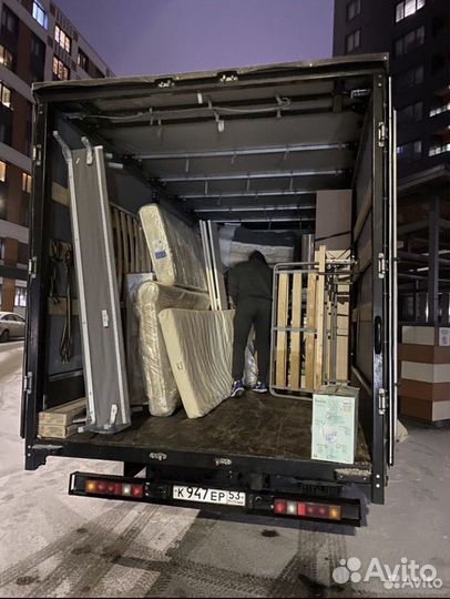 Грузоперевозки переезды грузчики перевозка мебели