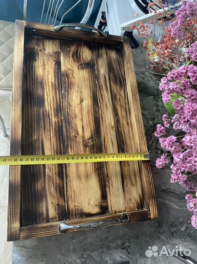 Поднос/декор деревянный / доска разделочная