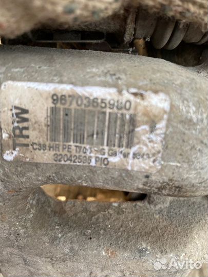 Суппорт задний левый Peugeot 308 4A 2011