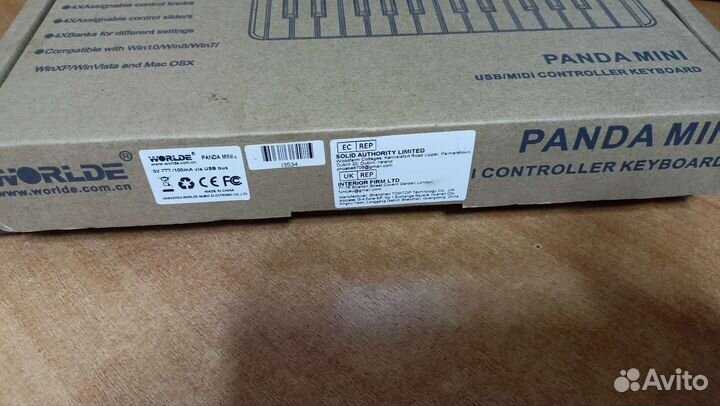 Миди клавиатура Worlde Panda mini C, новая