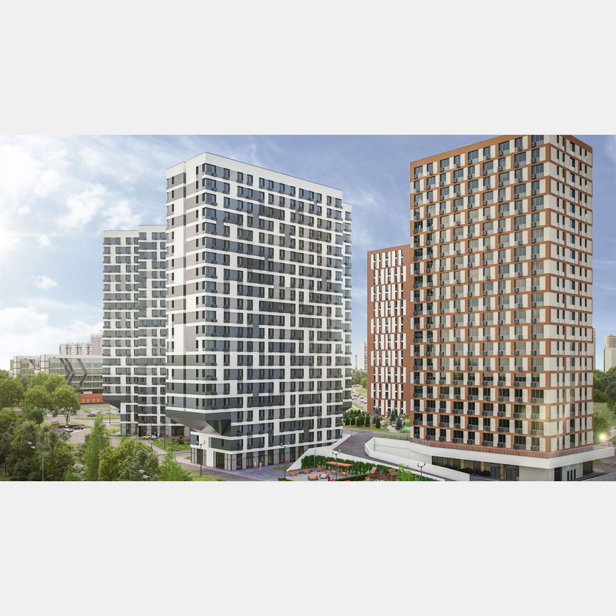 Апартаменты-студия, 22,5 м², 13/21 эт.