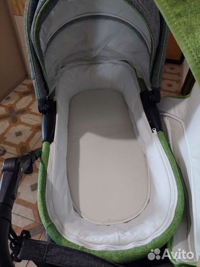 Коляска зимняя для новорожденного 2 в 1 adamex