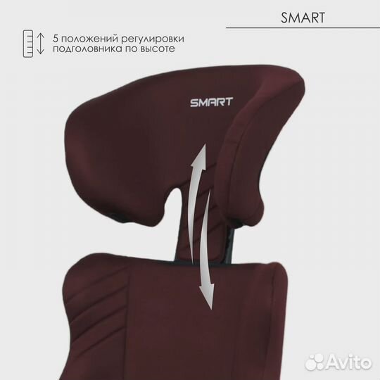 Автокресло детское Babyton SMART группа 3 22-38 кг