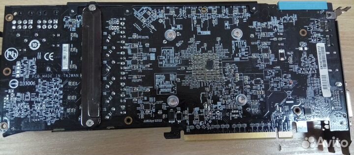 Видеокарта AMD GV-R9 28XOC-3GD rev.2 (под ремонт)