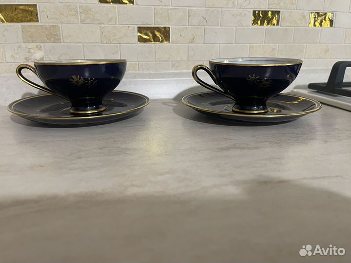 Чайная пара cobalt