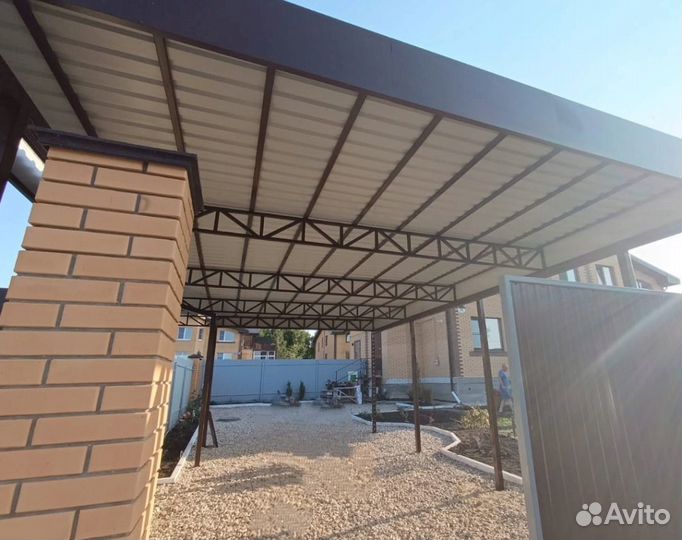 Навесы под ключ