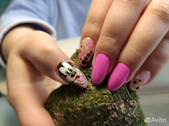 Маникюр+ гель лак+ под кутикулу +выравнивание