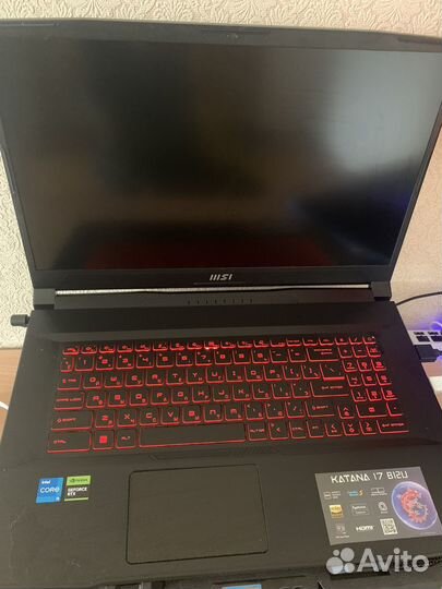 Игровой ноутбук msi katana 17