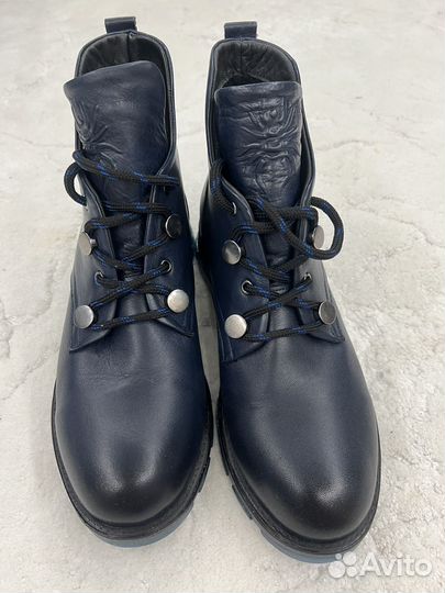 Берцы кожаные