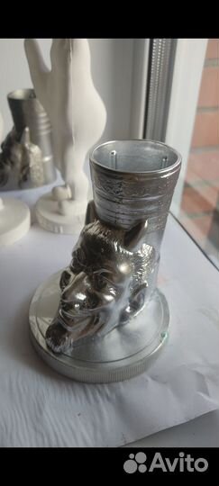 Изделия из гипса (карандашница)