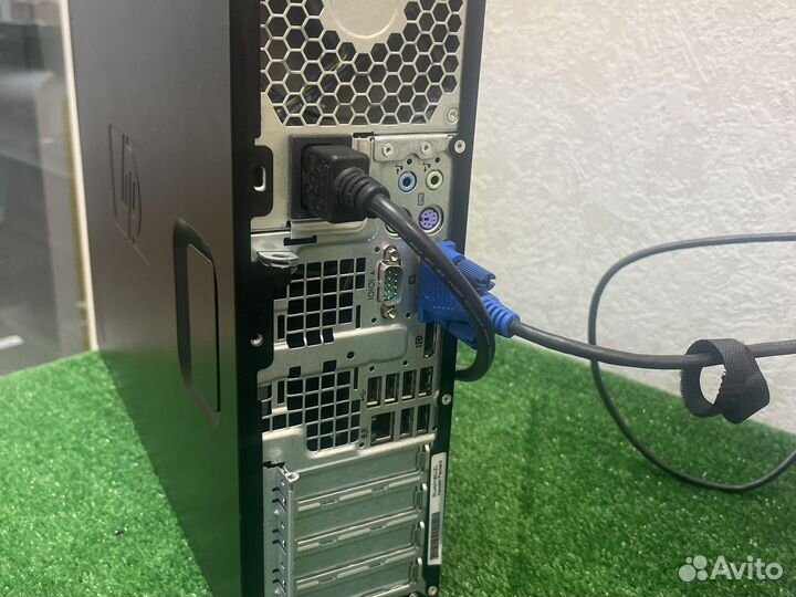 Компьютер в сборе HP с ssd диском и монитором