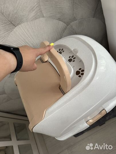Кошачий лоток закрытый большой