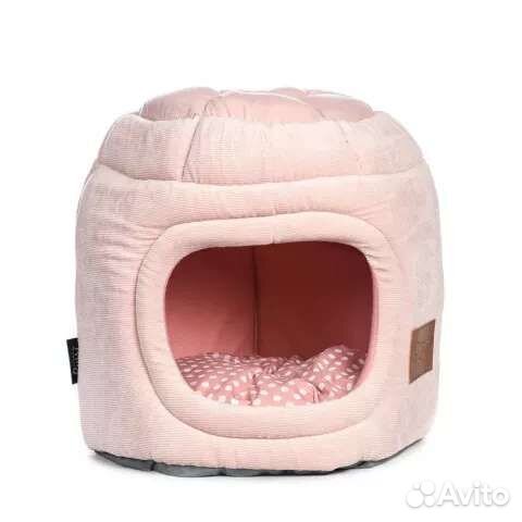 Домик для кошки Rurri розовый новый