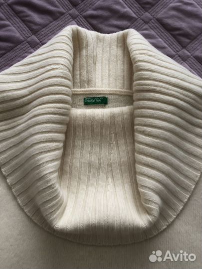 Свитер Benetton Италия 100 шерсть Ланы